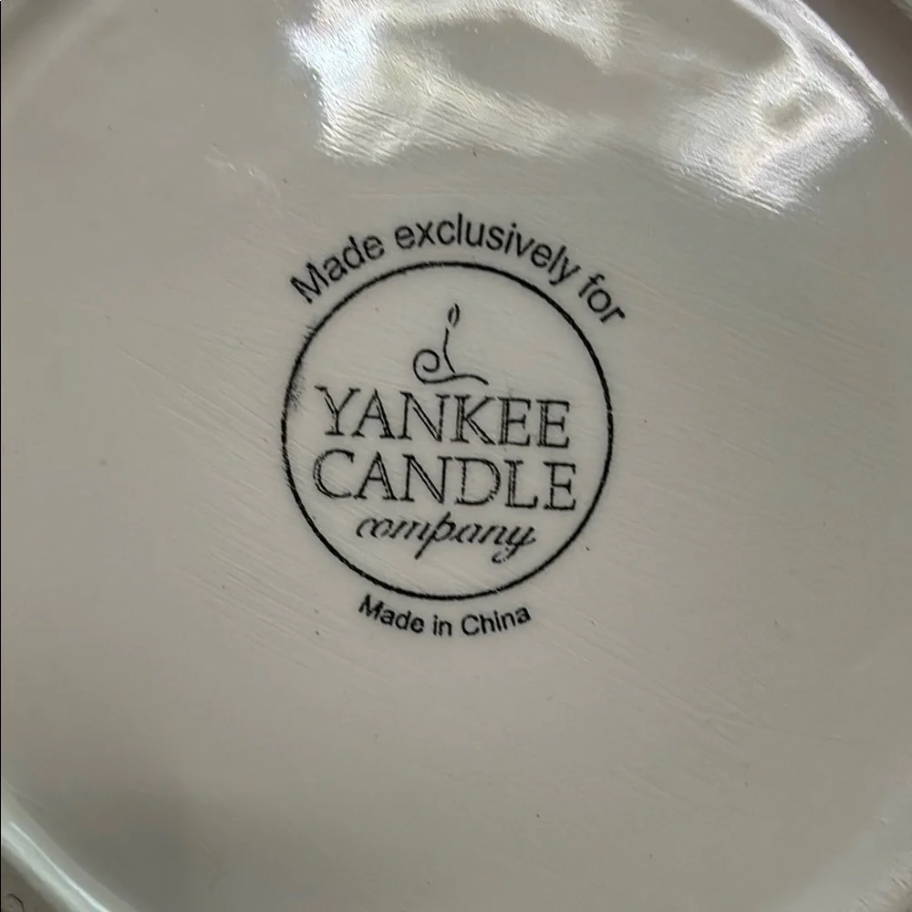 Yankee Candle Single Candle Tray Christmas Holiday Plate